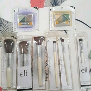 ELF 8pc Eyeshadow Quad and brush Combo